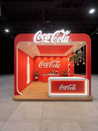 Stand promocional Coca-Cola